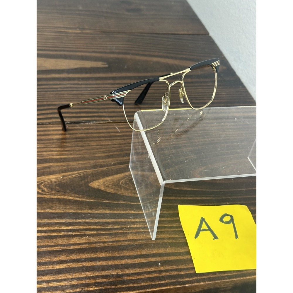 Gucci GG0241O Gold Black Sunglasses Frame Only Square Metal Classic Modern